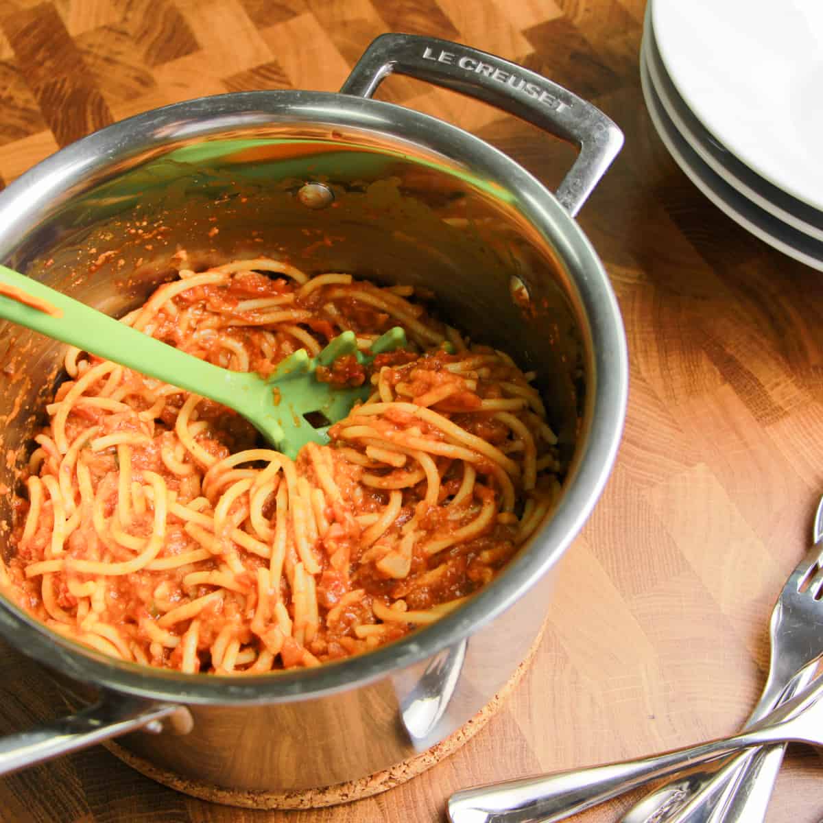 Vegan Spaghetti Bolognese With Hidden Vegetables