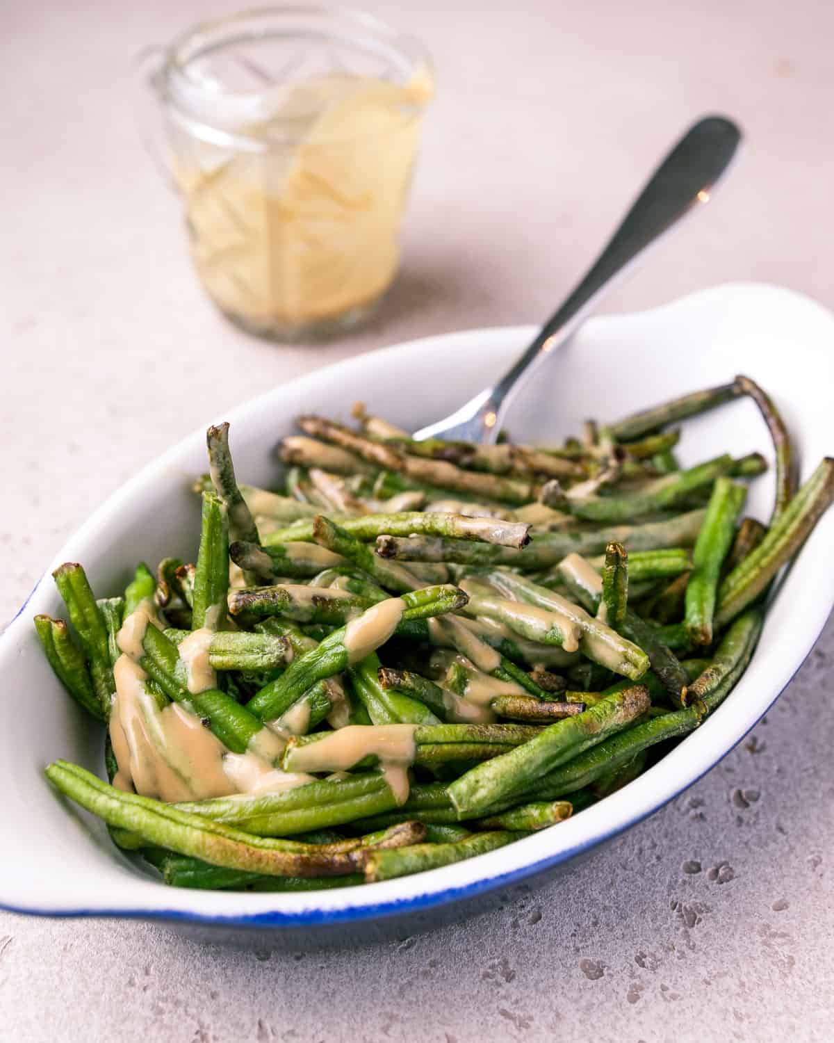 green beans with tahini dressing Air Fryer Frozen Sauce Chickpea salad